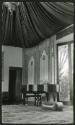 The Playhouse Living Room at Shangri La as it appeared following completion of construction, Ma…